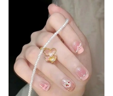 2026 Nail Art Recommendation "Pearl Necklace Nails", a one-stop guide to light luxury elegant style