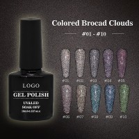 Colored Brocad Cloud...