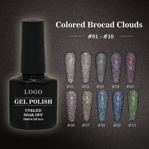 Colored Brocad Clouds