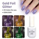 Gold Foil Glitter gel