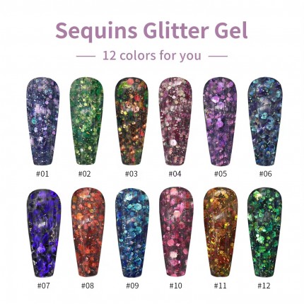 Sequin Glitter Gel...