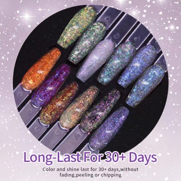 Changeable Glitter Gel