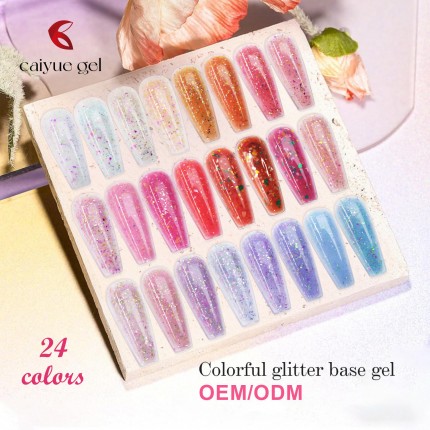 Colorful glitter bas...