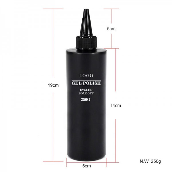 A 250g bulk bottle can hold 225g of primer