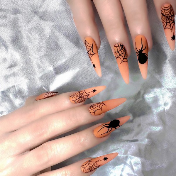 Halloween orange black white