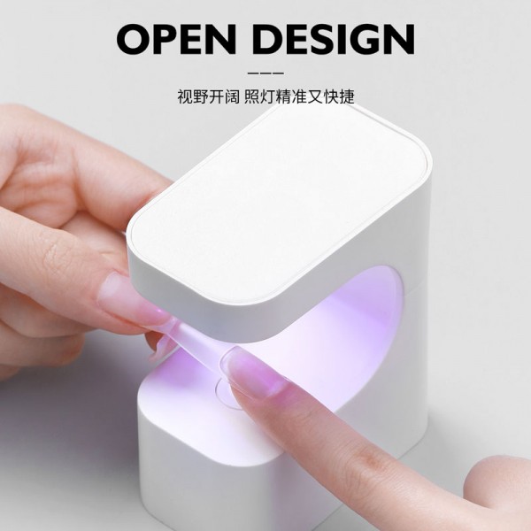 Platform-style mini nail lamp