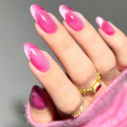 Nail Valentine pink ...