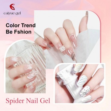 Spider nail gel