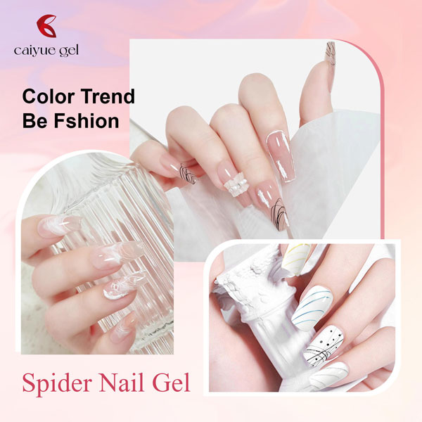 Spider nail gel