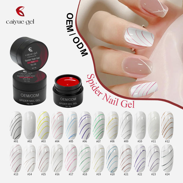 Spider nail gel