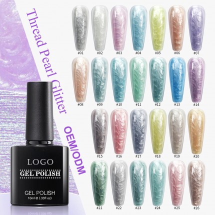 Thread pearl glitter...