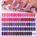 Three step gel purple series