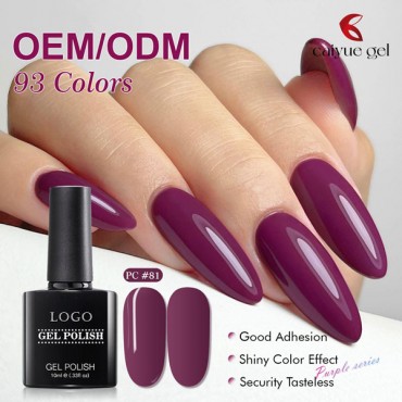 Three step gel purple series
