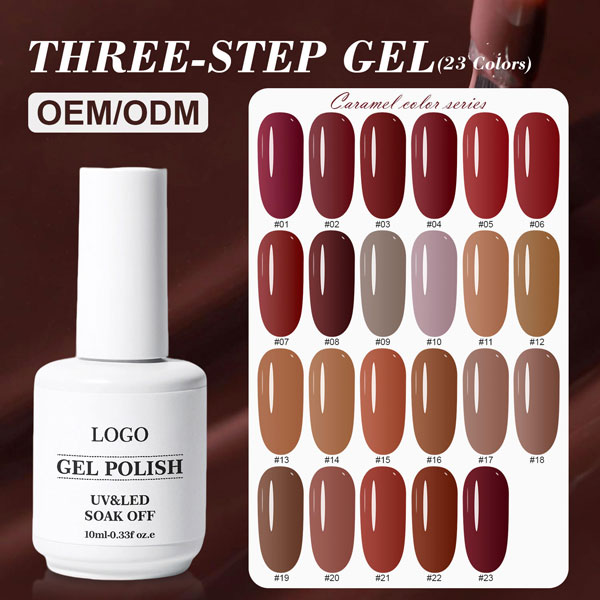 Colorful three step gel 