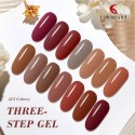 Colorful three step gel 